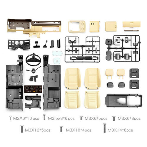 GRC Full Interior Body Shell Cab Seat Kit for 1/10 RC Traxxas TRX4 1979 Blazer - Image 12