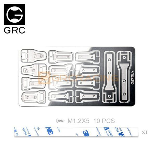 RC Car SCX6 Wrangler Whole Vehicle Metal Hinge Decorative Piece Retrofit - Image 10